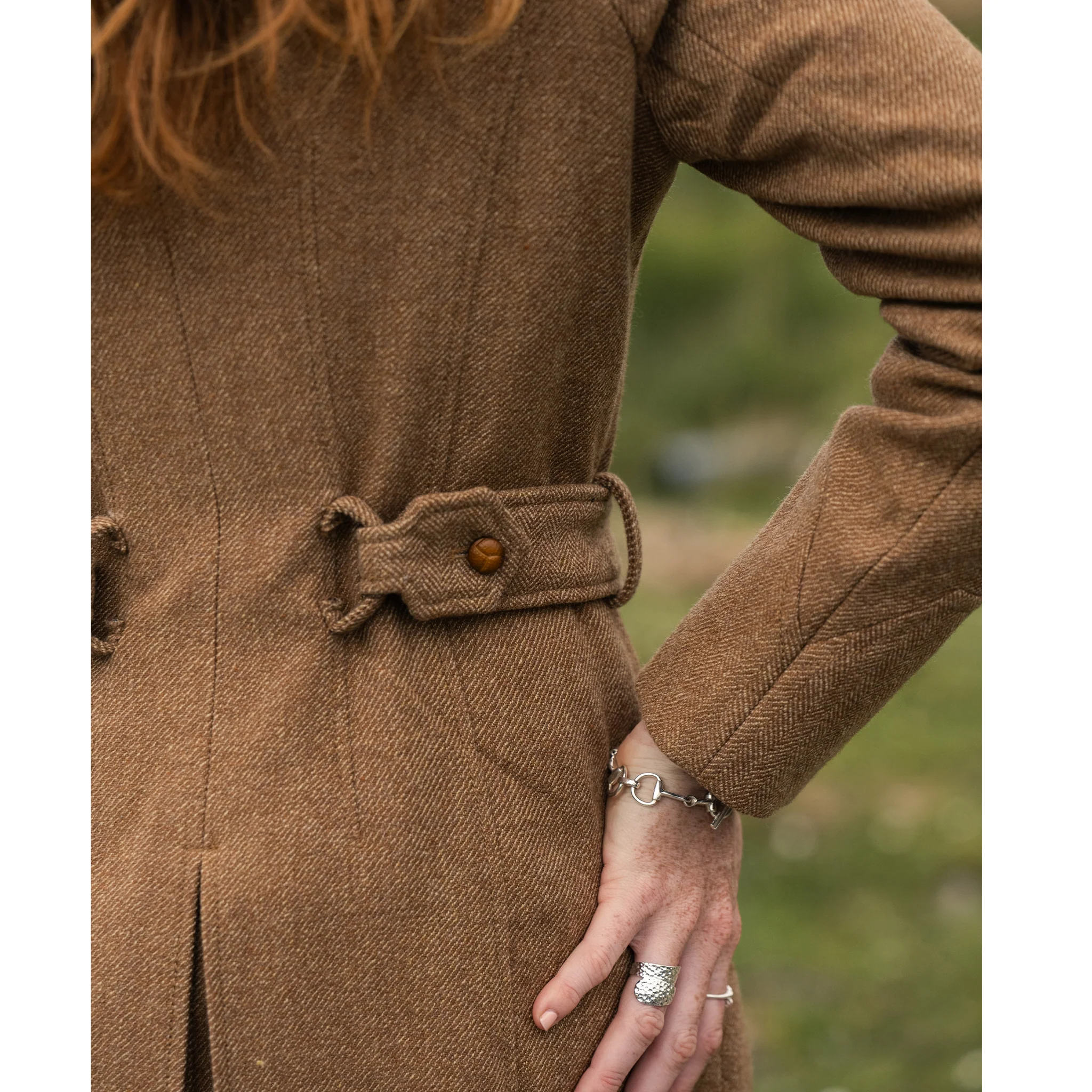 Brookvale Fitted Tweed Coat - Image 3