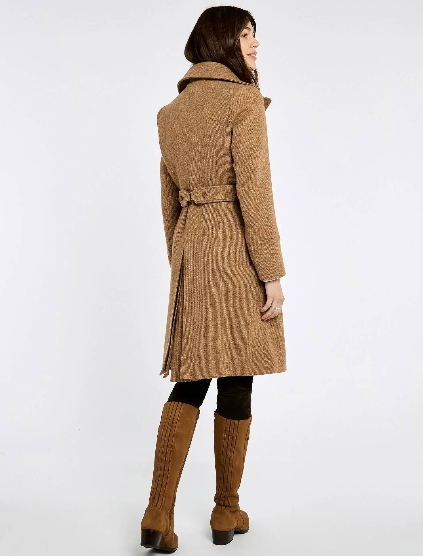 Brookvale Fitted Tweed Coat - Image 6