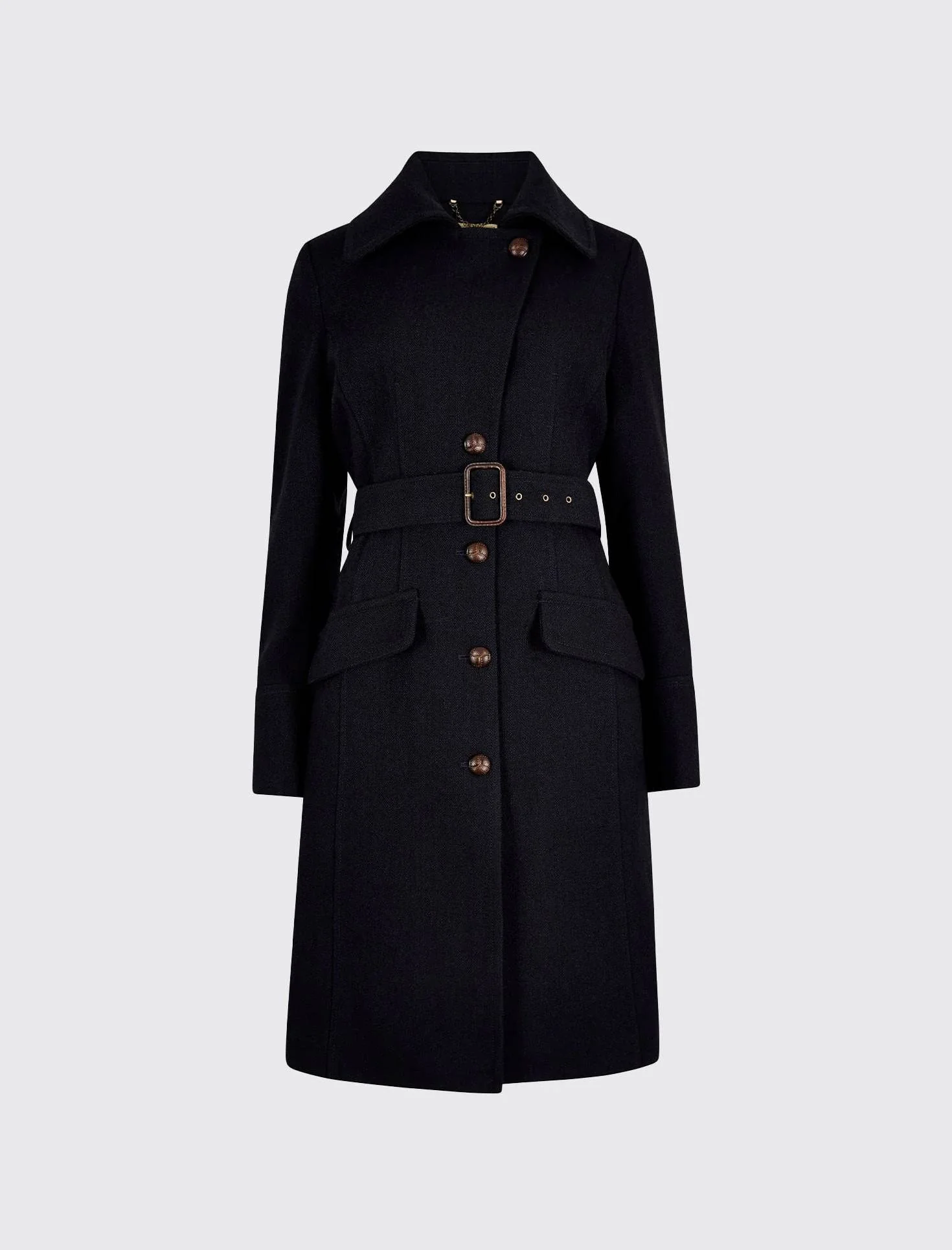 Brookvale Fitted Tweed Coat - Image 8
