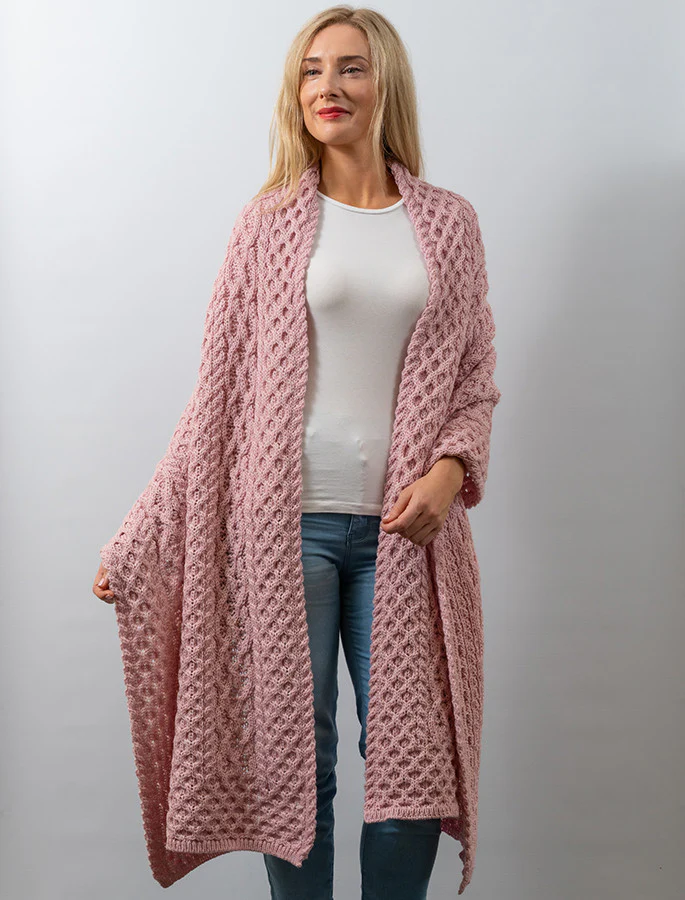 Cable Aran Wrap - Image 17