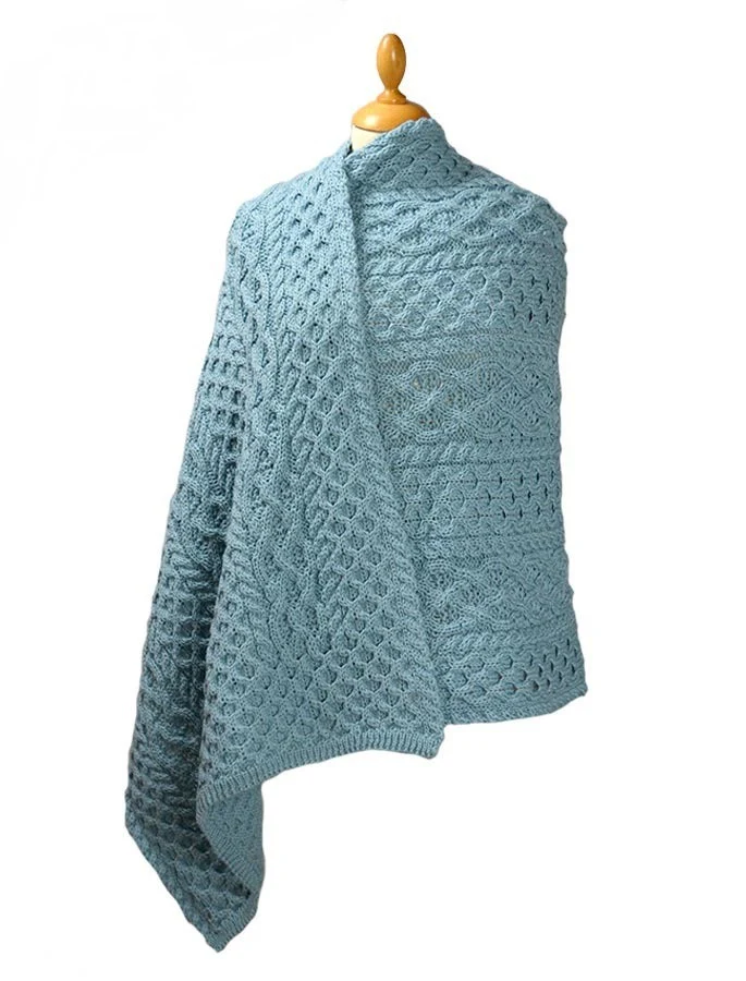 Cable Aran Wrap - Image 21
