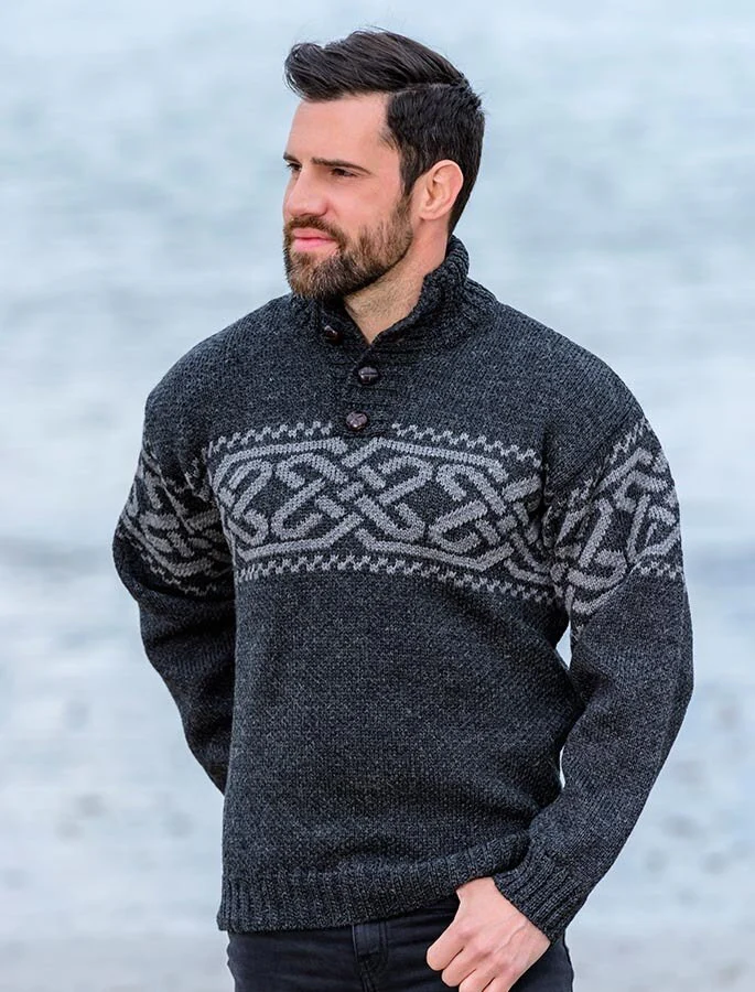 Celtic Troyer Sweater - Image 3