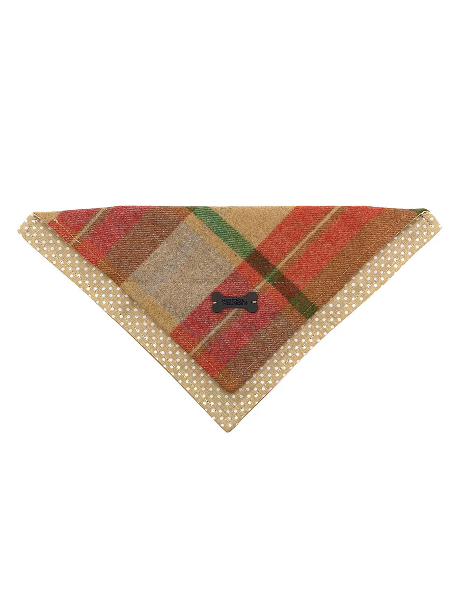 Irish Heritage Tartan Doggy Bandana - Image 3
