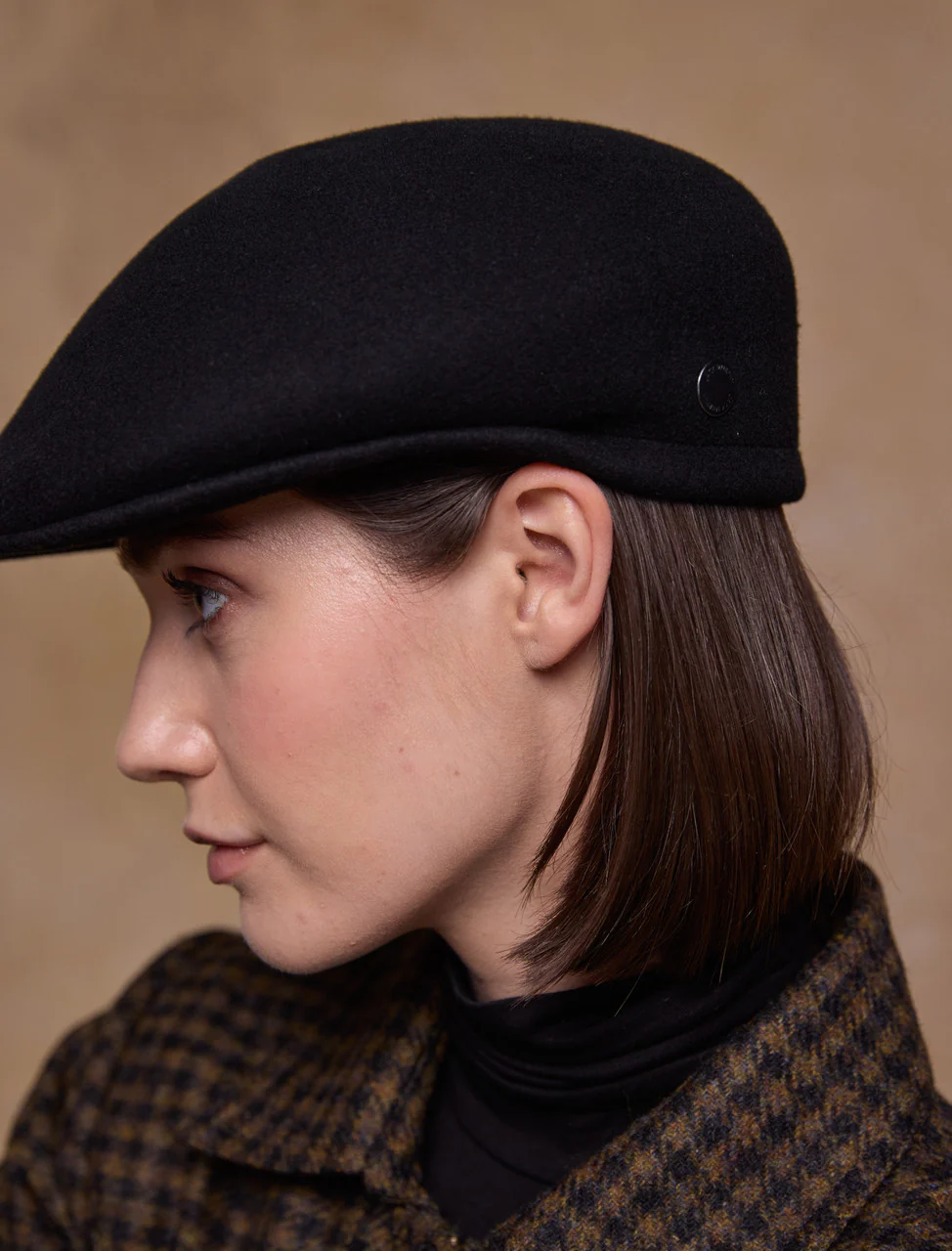 Ladies Galway Felt Flat Cap - Image 11