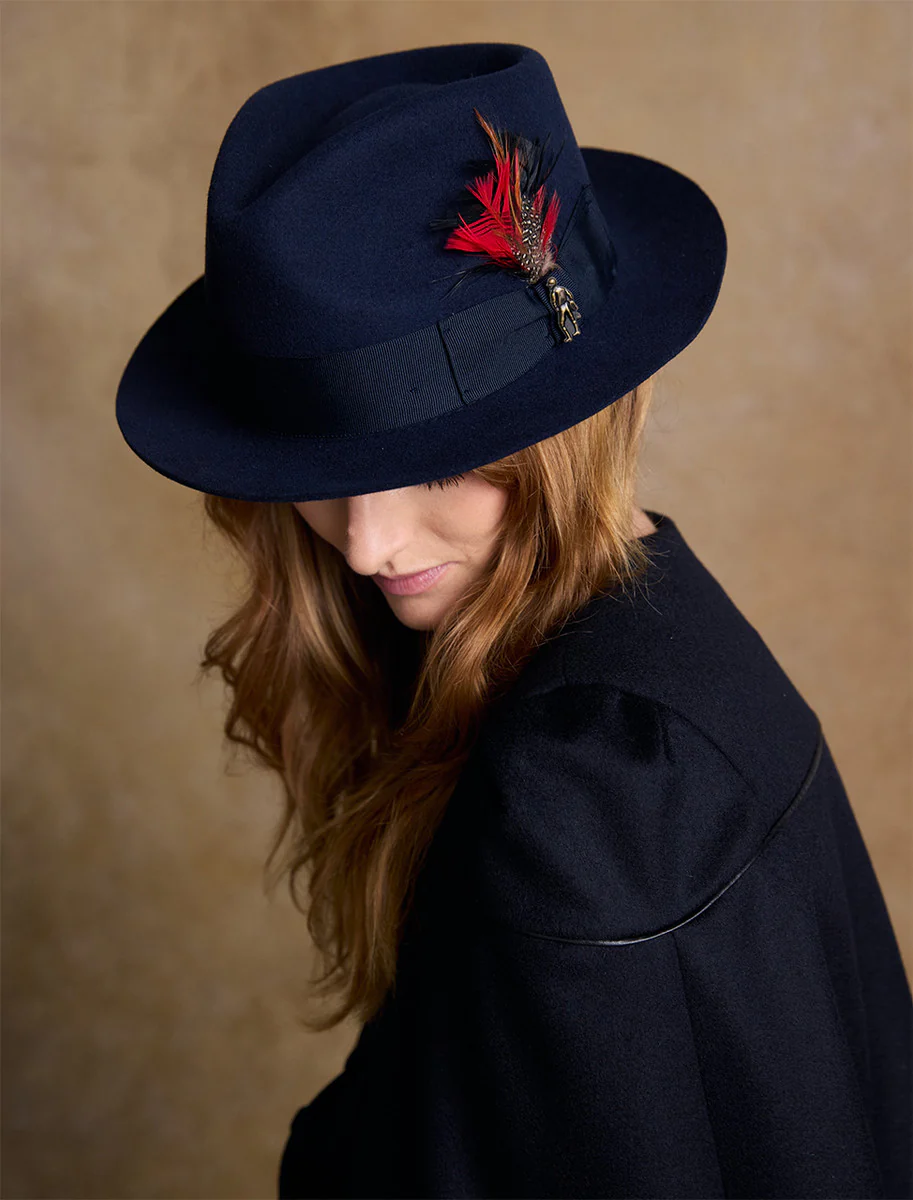 Ladies Kildare Trilby Felt Hat - Image 11