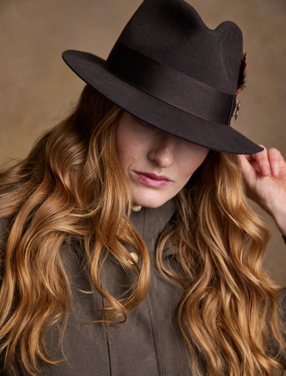 Ladies Kildare Trilby Felt Hat - Image 14