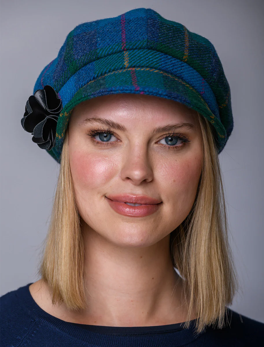 Ladies Tweed Newsboy Hat - Image 23