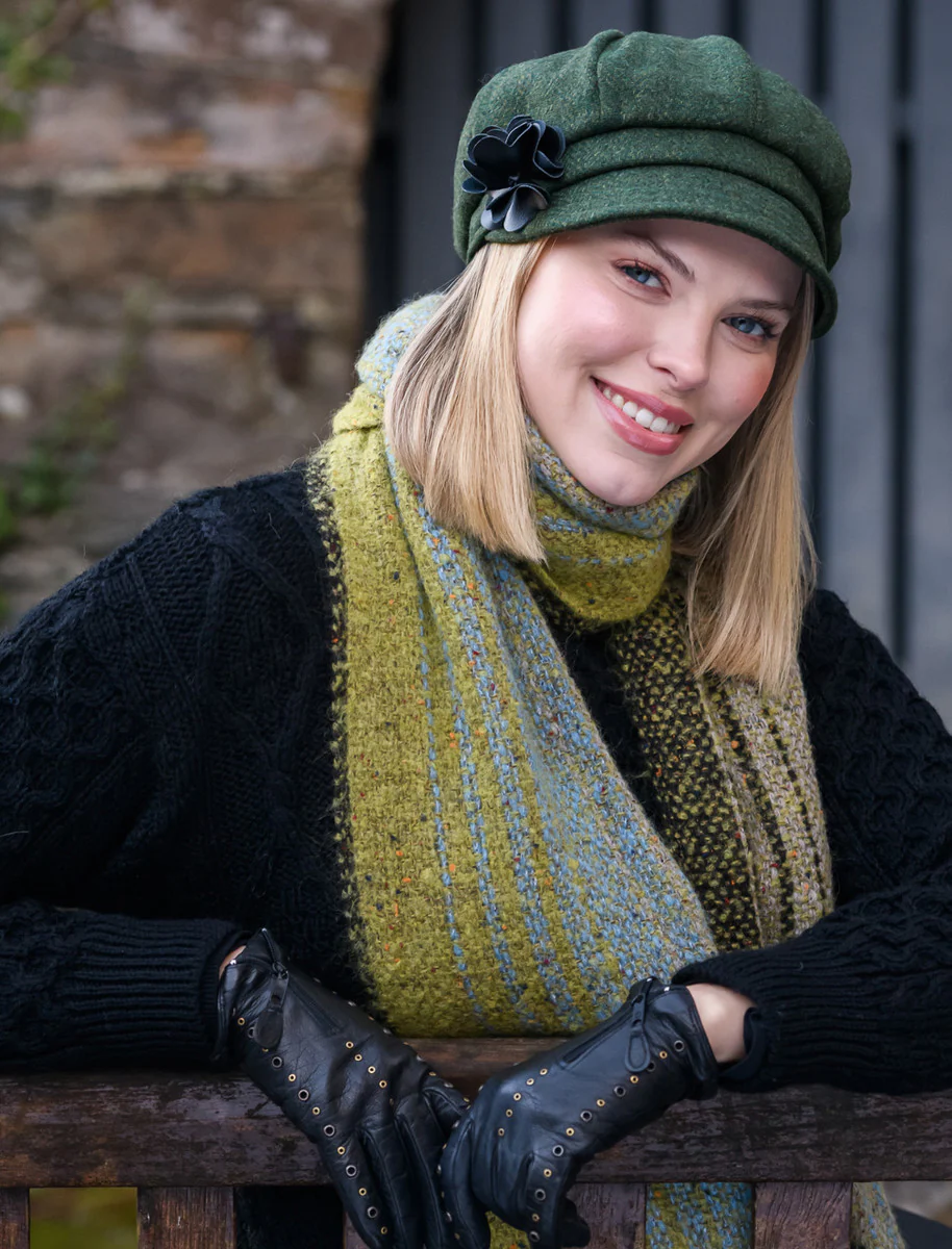 Ladies Tweed Newsboy Hat - Image 24