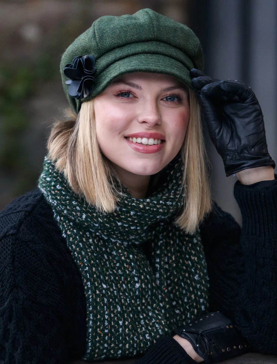 Ladies Tweed Newsboy Hat - Image 25