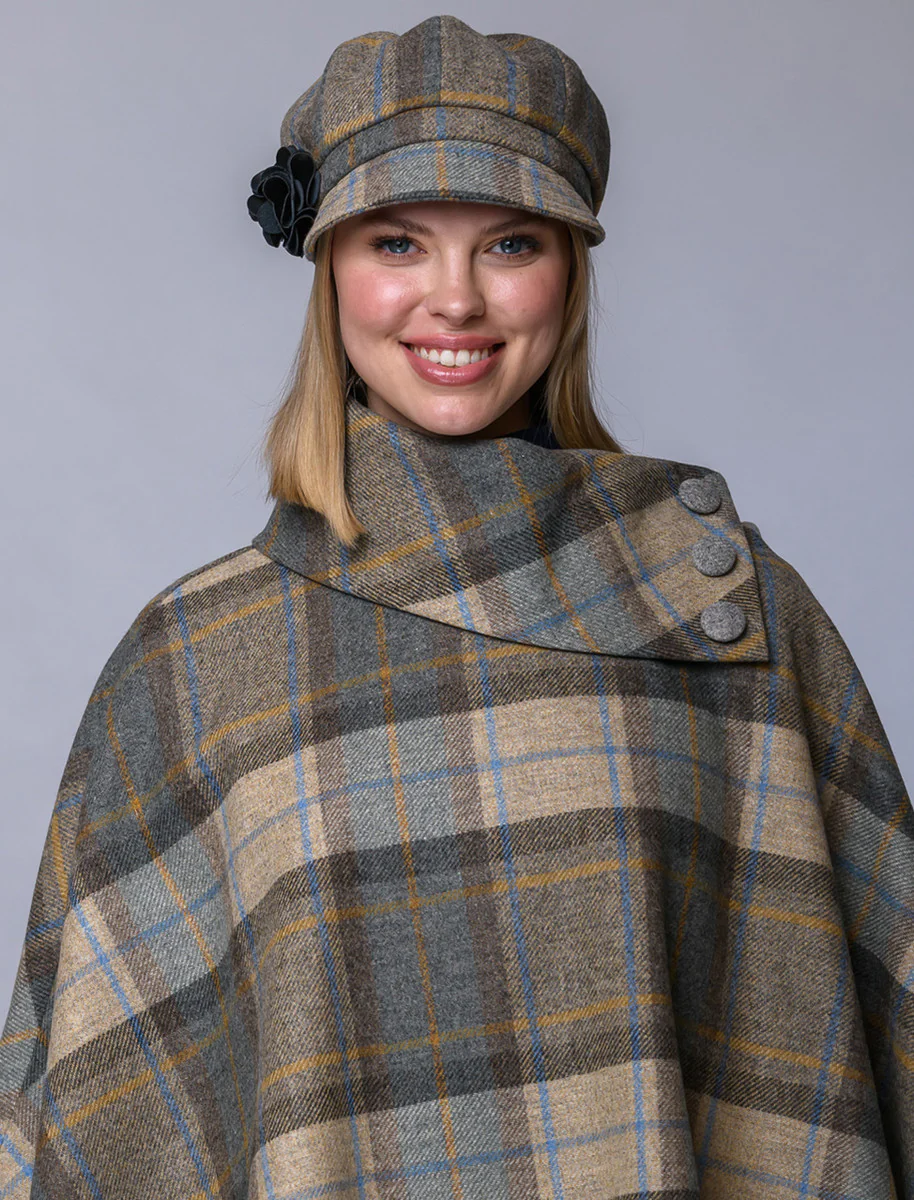 Ladies Tweed Newsboy Hat - Image 37