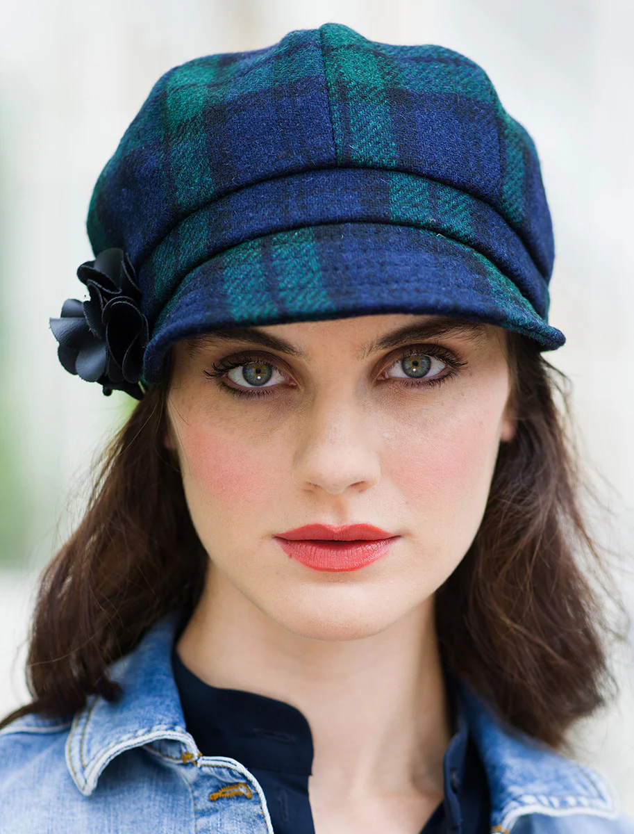 Ladies Tweed Newsboy Hat - Image 49