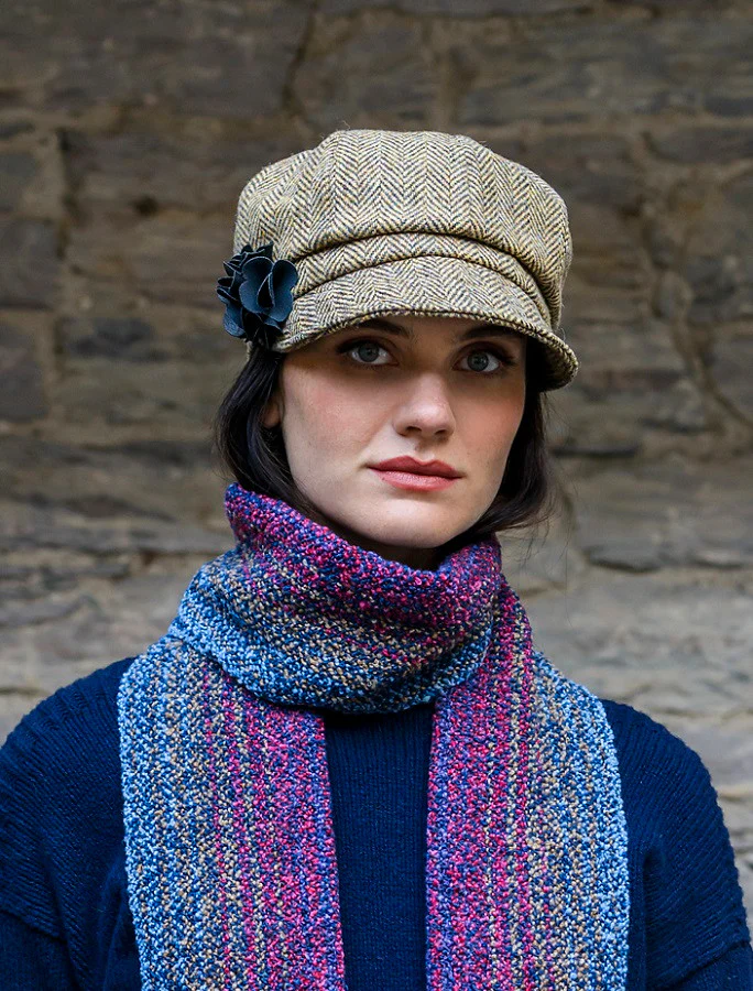 Ladies Tweed Newsboy Hat - Image 59