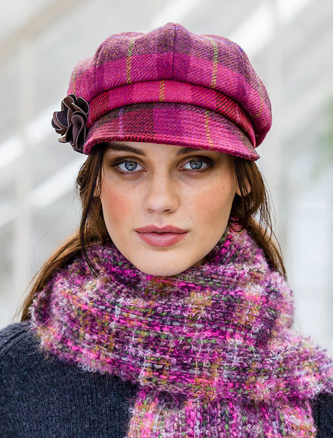 Ladies Tweed Newsboy Hat - Image 73