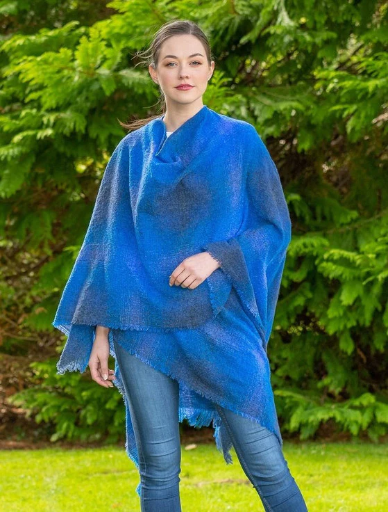 Lambswool Celtic Ruana Wrap - Image 21