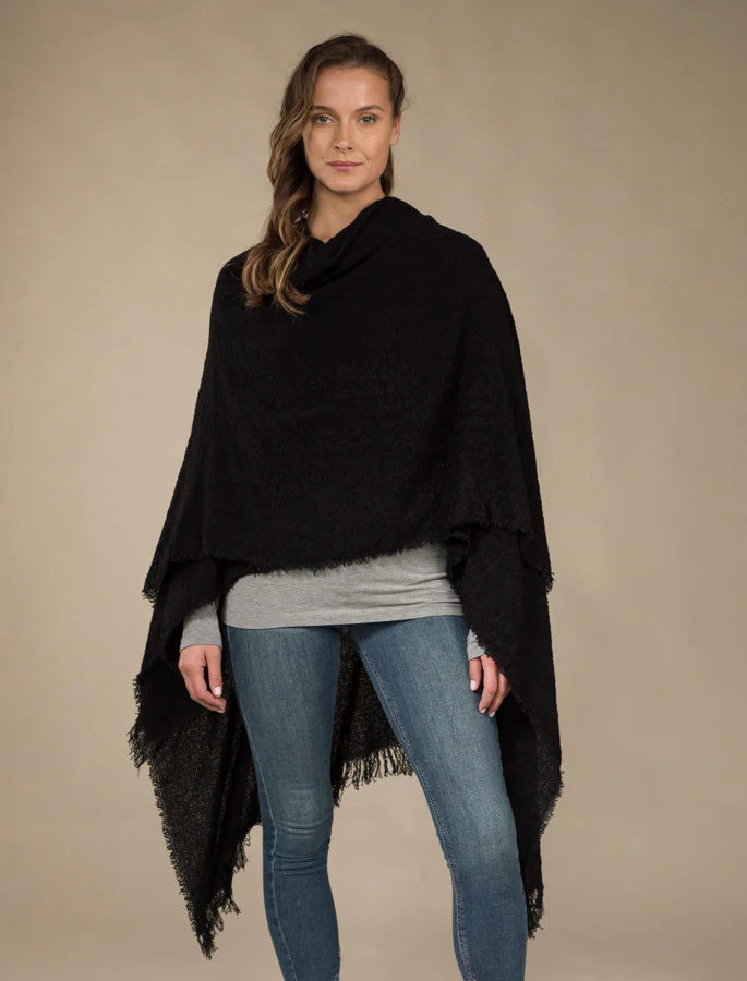 Lambswool Celtic Ruana Wrap - Image 59
