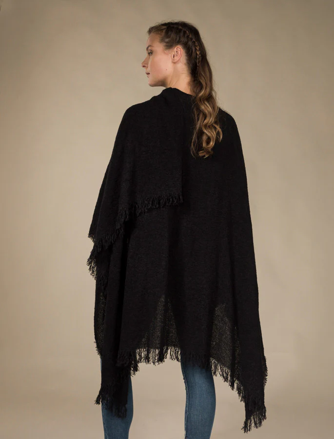 Lambswool Celtic Ruana Wrap - Image 61