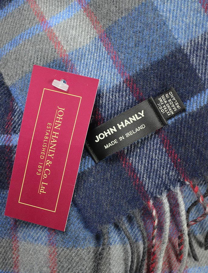 Men's Fine Merino Plaid Scarf - Image 20