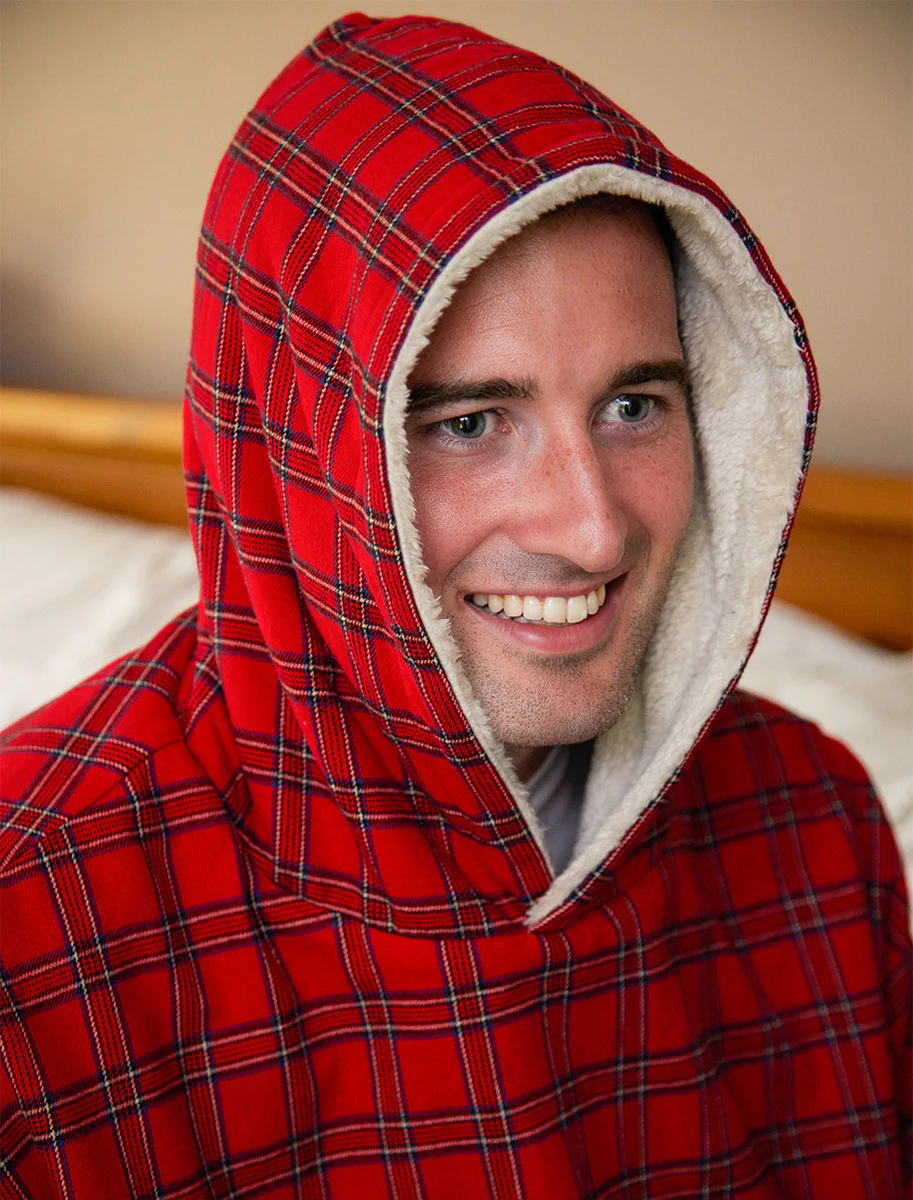 Men's Irish Flannel Lounge Hoodie - Image 3