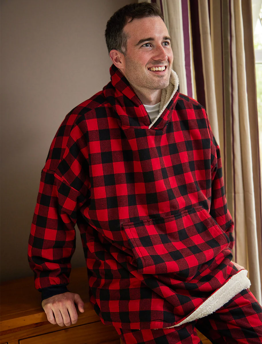 Men's Irish Flannel Lounge Hoodie - Image 8