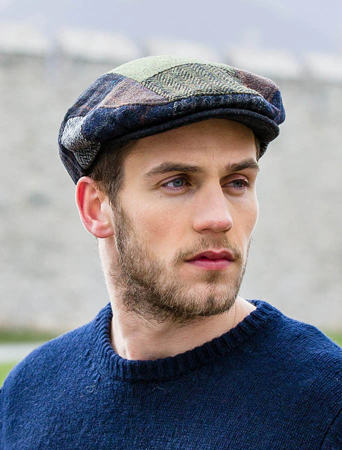 Trinity Patchwork Flat Cap - Image 3
